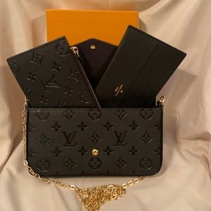 LV 3 pieces set Bag with chain strap